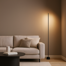 Торшери металеві лінійні чорні H-131 cm Led 12W 3000K / 4000K Black Pipeline 251225-100006940