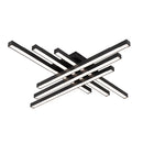 Стельова люстра чорна з пультом керування L-80 cm Led 110W Black Line Geometry 250960-100005891