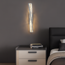 Світильник настінний срібний з кришталевим плафоном H-50,5 cm Led 18W Chrome Crystal diamond 250735-100005623