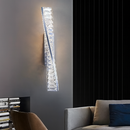 Світильник настінний срібний з кришталевим плафоном H-50,5 cm Led 18W Chrome Crystal diamond 250735-100005623