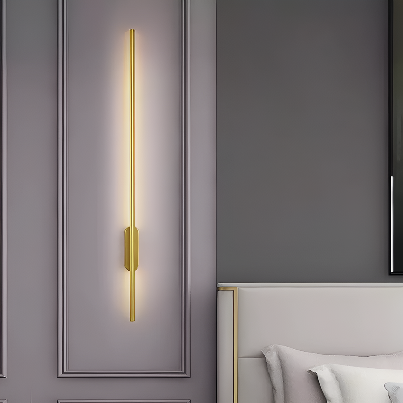 Бра лінійні золоті H-70 cm / H-94 cm Led 3500K Gold Sand 211020-100000448