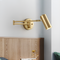 Настінний світильник поворотний L-60 cm чорний / золотий Tune Lamp E27 Black / Gold 231058-100002645