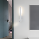 Бра з вимикачем на корпусі Лед H-43 cm Led 11W Black /White 4000K Kono read 240258-100003053