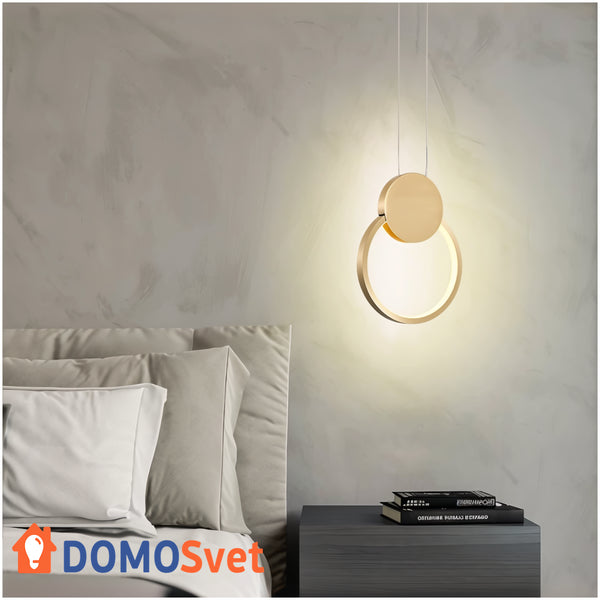 Люстра Curly Lamp Gold Domosvet Design 240214-222270