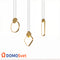 Люстра Curly Lamp Gold Domosvet Design 240214-222276