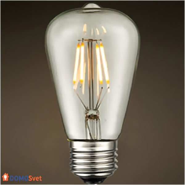 Лампа Led St64 8w Диммована 2200k Domosvet Design 24043-228181