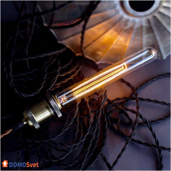Лампа Edison T30x225 Диммована Domosvet Design 24053-228558
