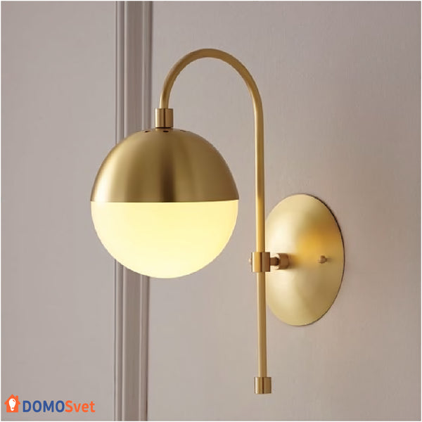 Бра Led Bell Gold Domosvet Design 24093-235083