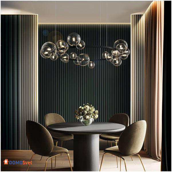Тросова Серія Люстр Modo Bubbles Black Domosvet Design 250914-241378