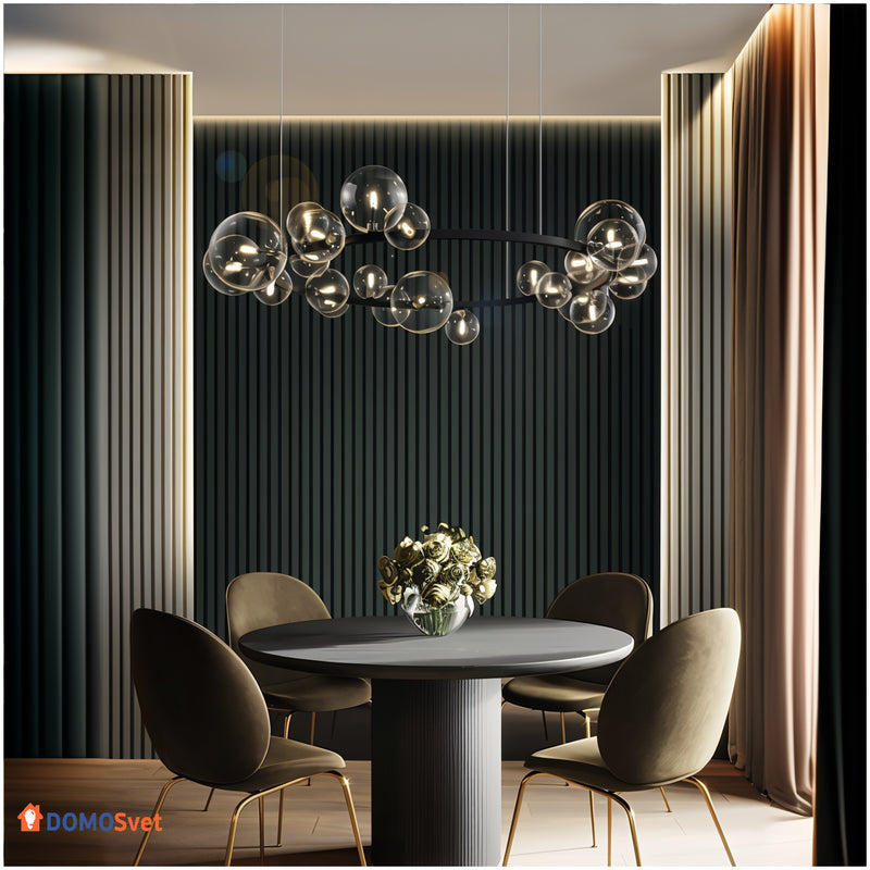 Тросова Серія Люстр Modo Bubbles Black Domosvet Design 250914-241378