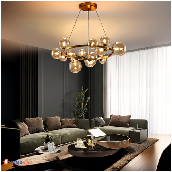 Люстра Modo Bubbles Ambre Gold Domosvet Design 250914-241422