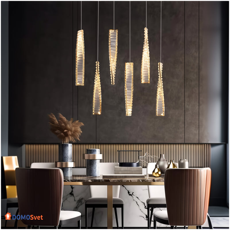 Люстра Gold Crystal Domosvet Design 250914-241479