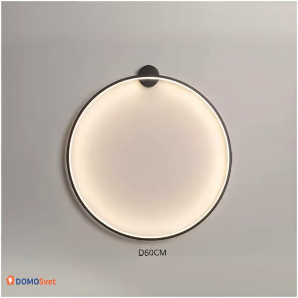 Настінний Світильник Round Led Black D-600 Domosvet Design 250914-241521