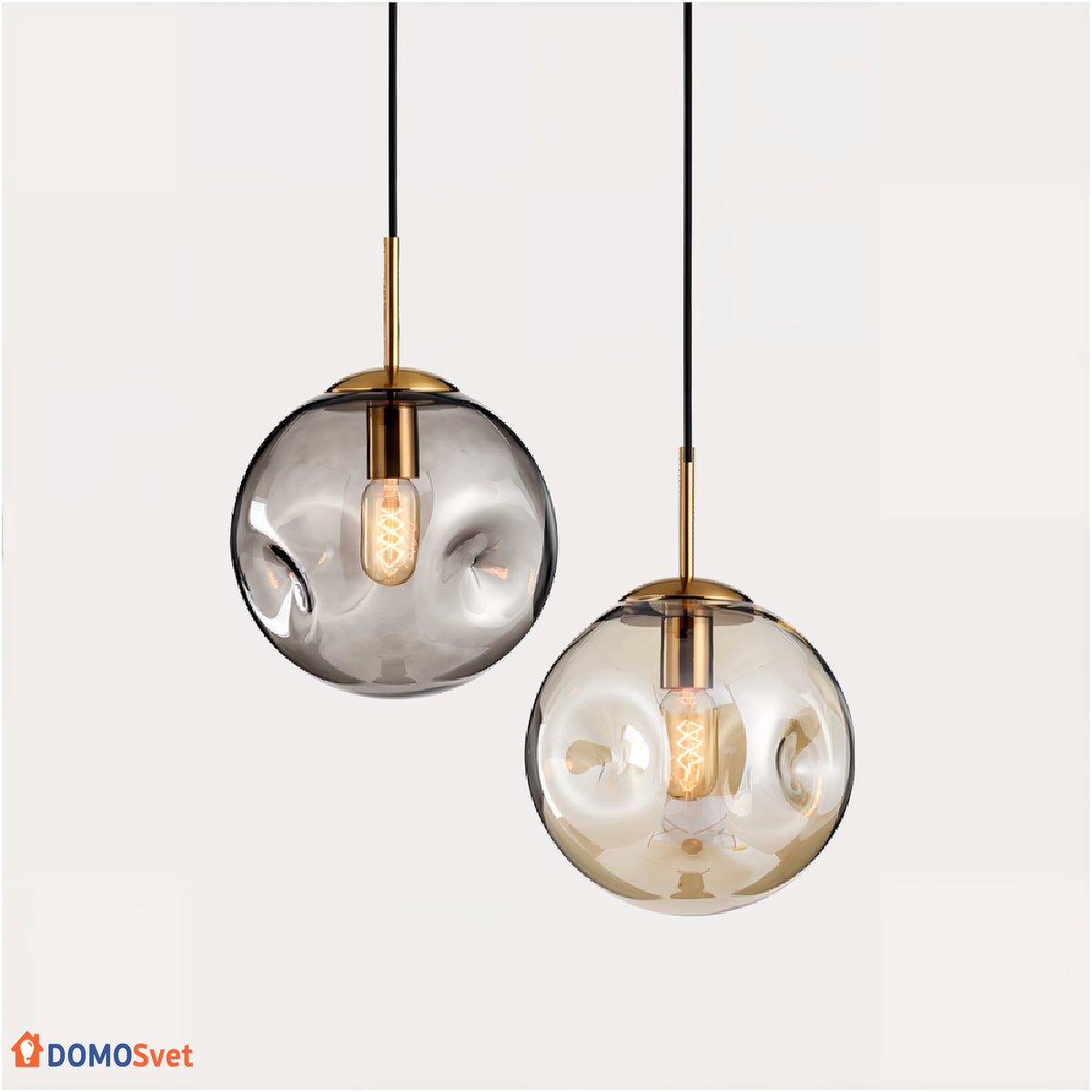 Люстра Fossa Bubbles Smoky Domosvet Design 250914-241557