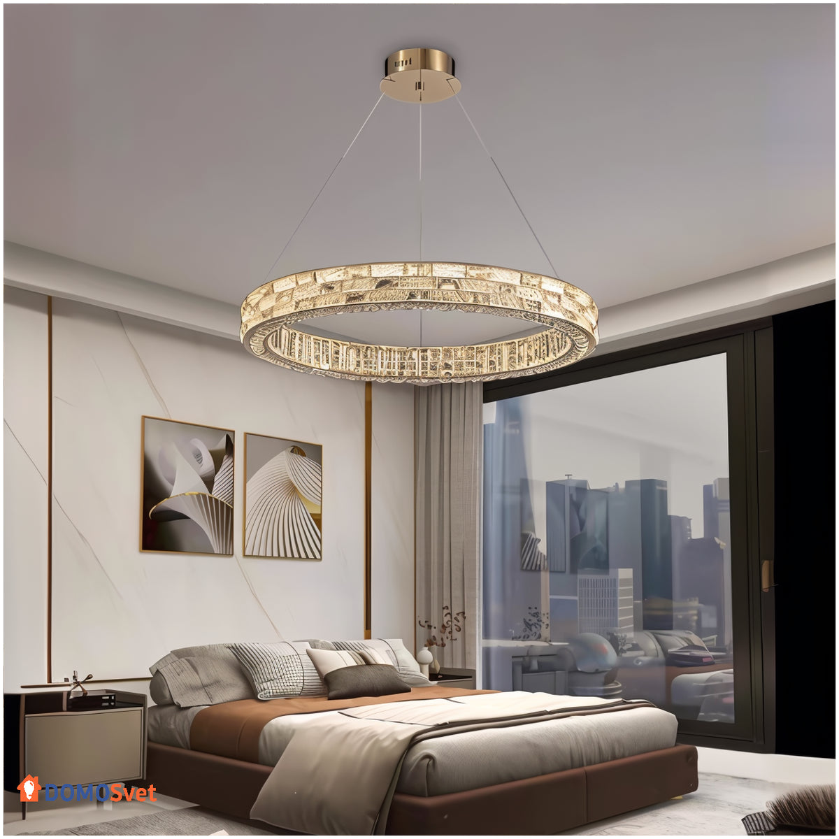 Люстра Luri Led Crystal Domosvet Design 250914-241686