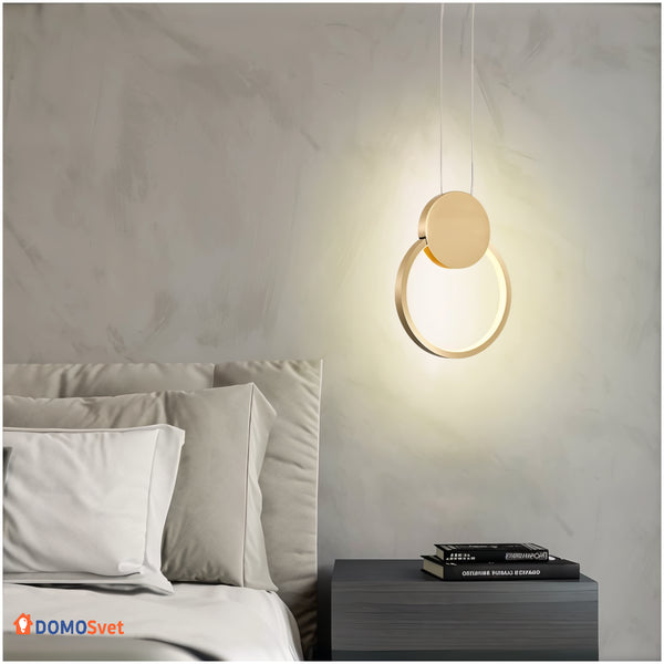 Люстра Curly Lamp Gold Domosvet Design 250914-241733