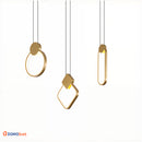 Люстра Curly Lamp Gold Domosvet Design 250914-241747
