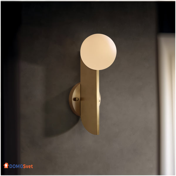 Настінні Бра Bollo Gold Domosvet Design 250914-241831
