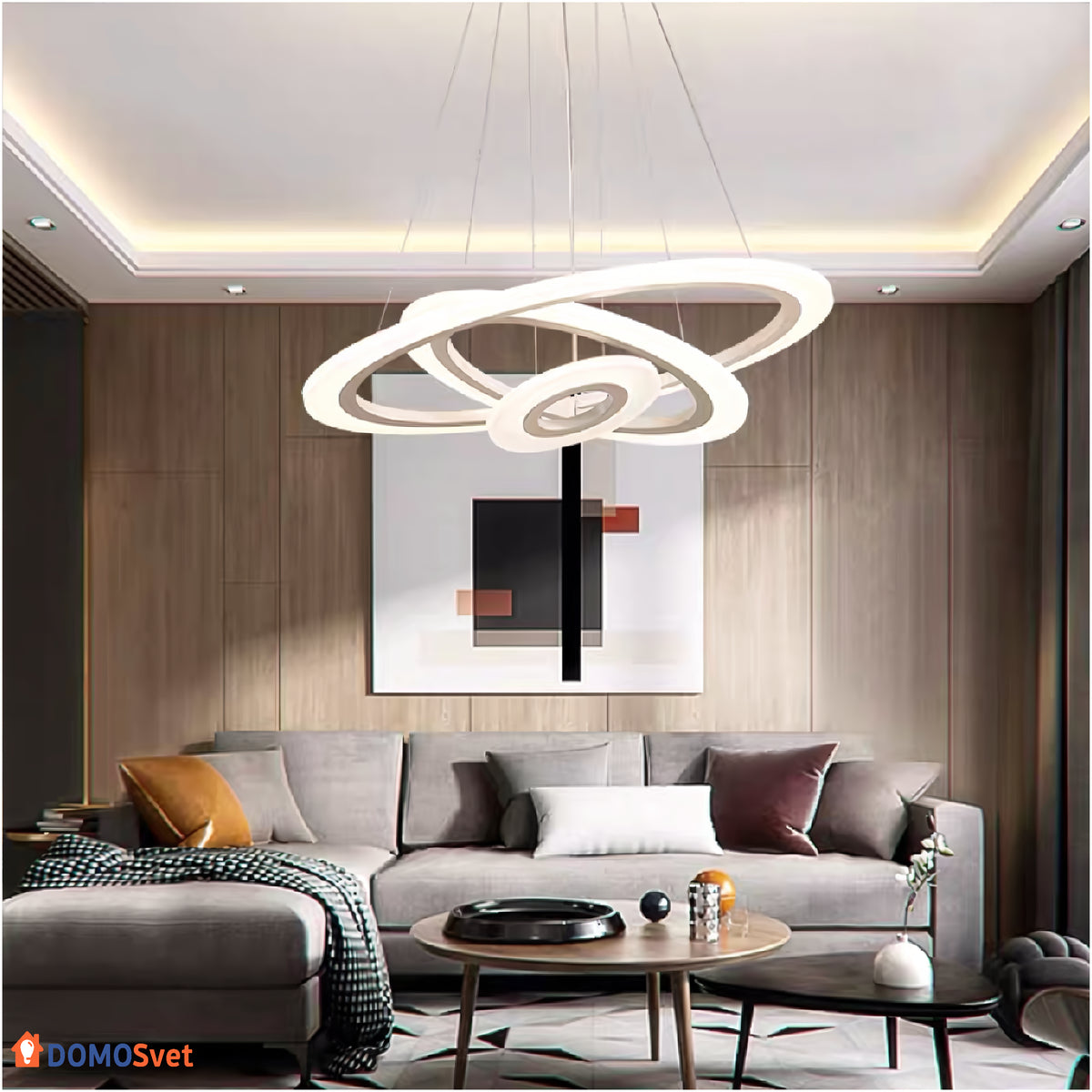 Люстра Cerchi Piatti Led Domosvet Design 250914-241874