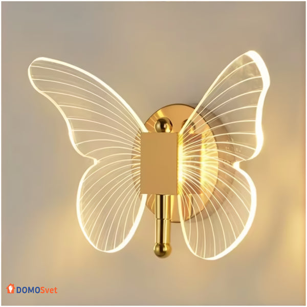 Бра Led Butterfly Clear Tricolor Domosvet Design 25103-244006