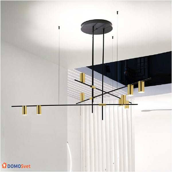 Люстра Led Black Gold Domosvet Design 25103-244129