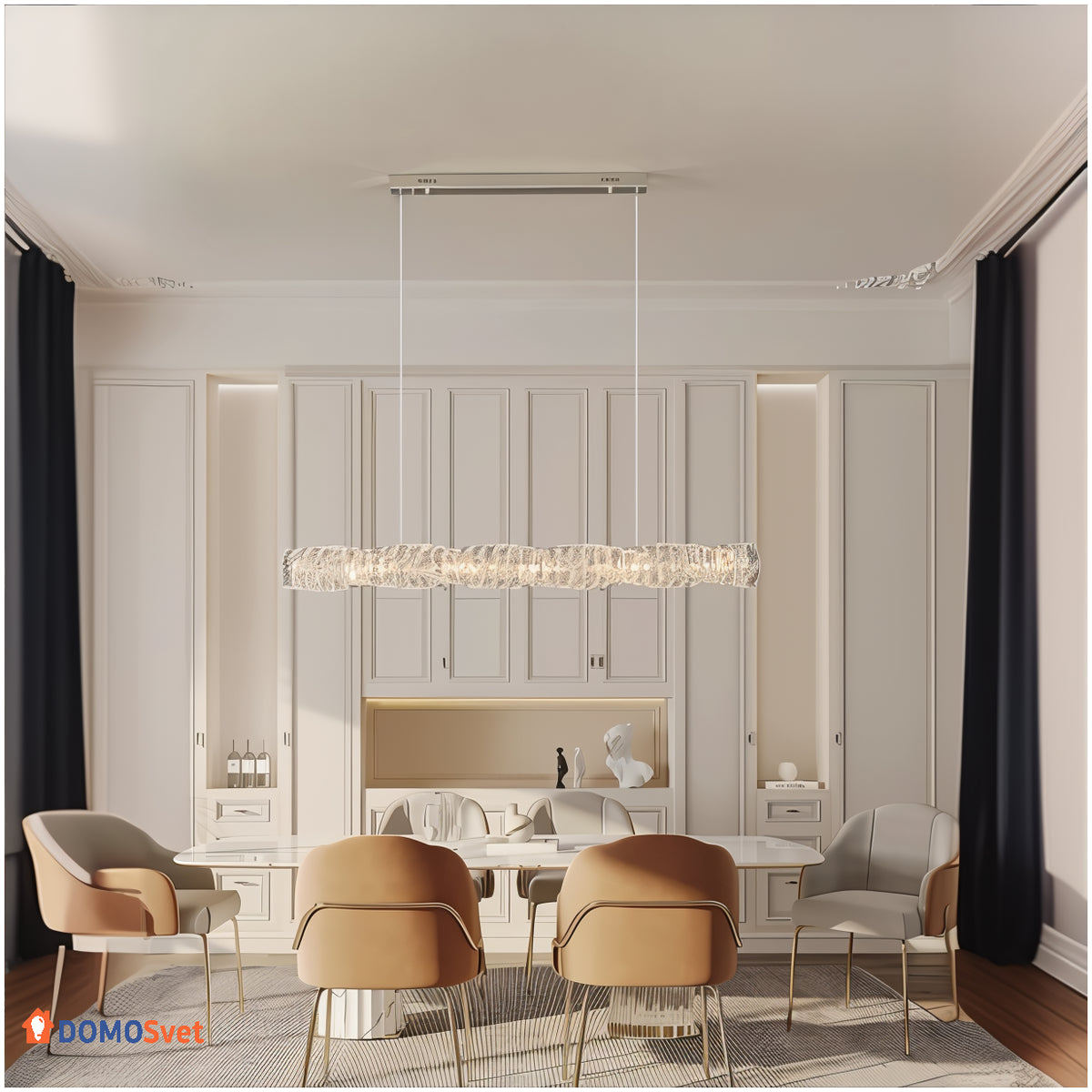Люстра Spiry Crystal Led 120 Domosvet Design 260814-249005