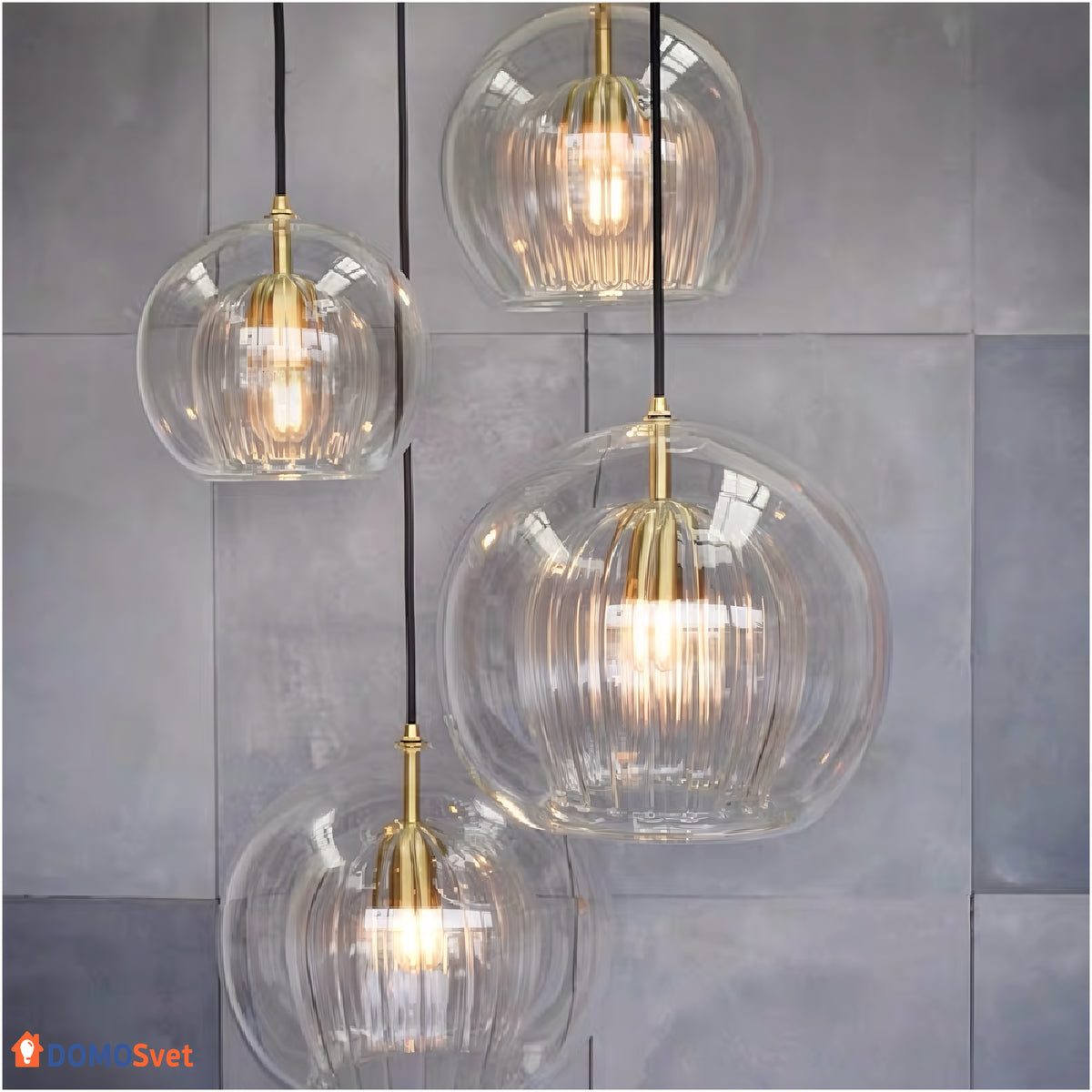 Люстра Pleated Crystal Domosvet Design 260814-249015