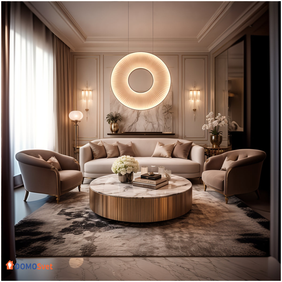 Люстра Aurora Circle V Domosvet Design 260814-249076