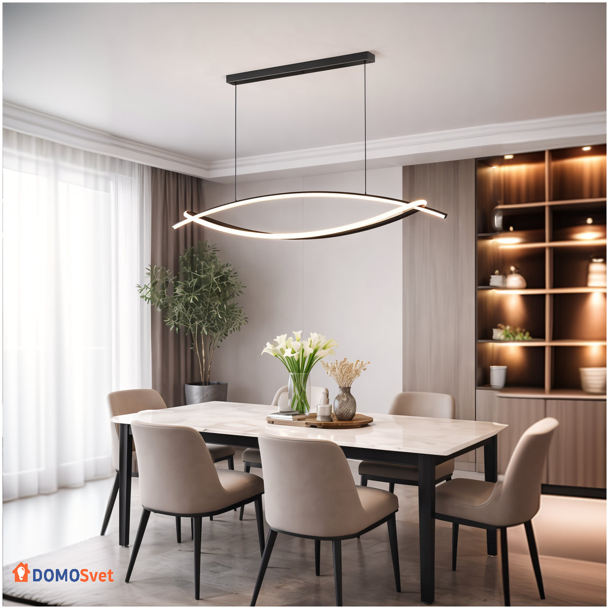 Люстра Light Line Ovale Domosvet Design 260814-249126
