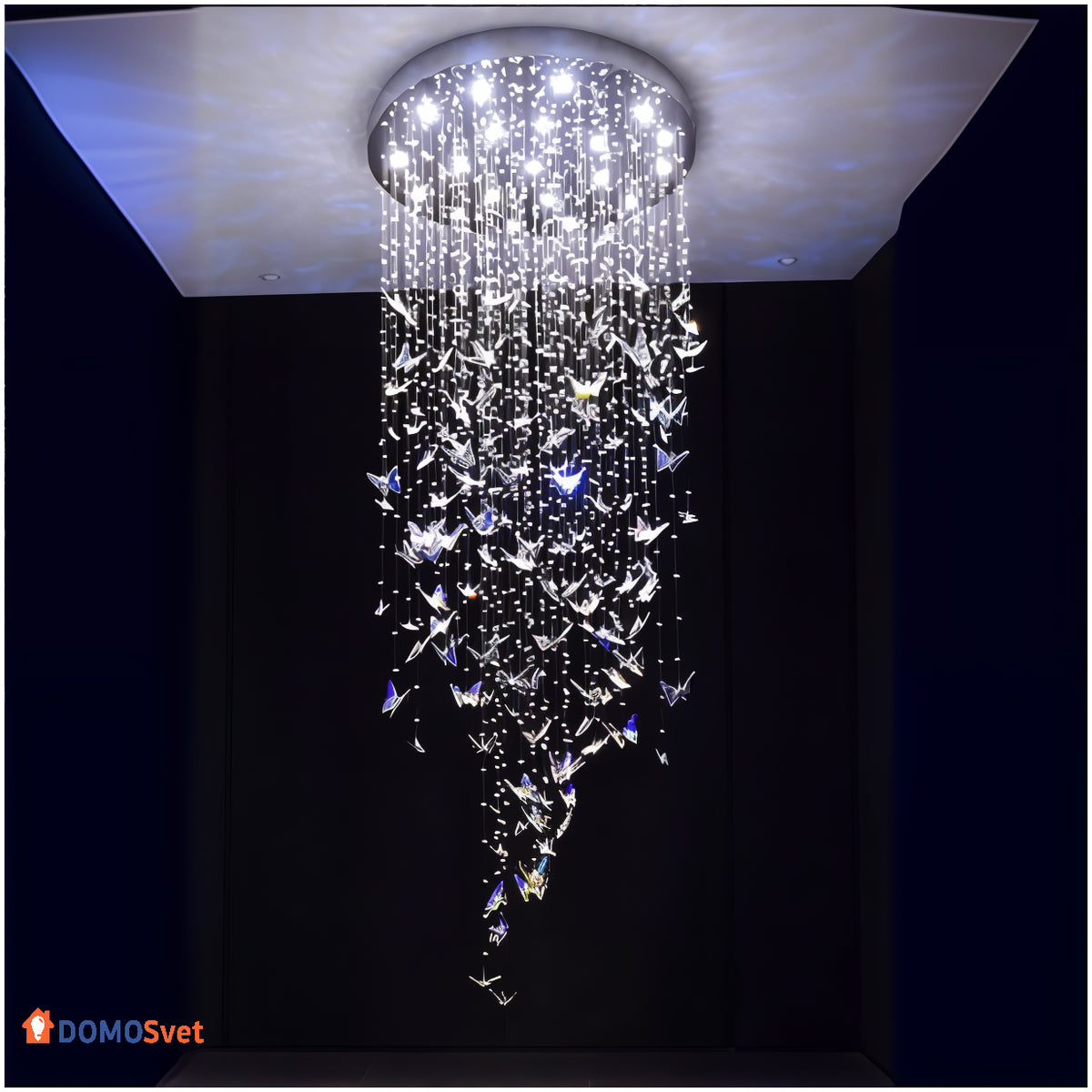 Люстра Crystal Butterflies Domosvet Design 260814-249172