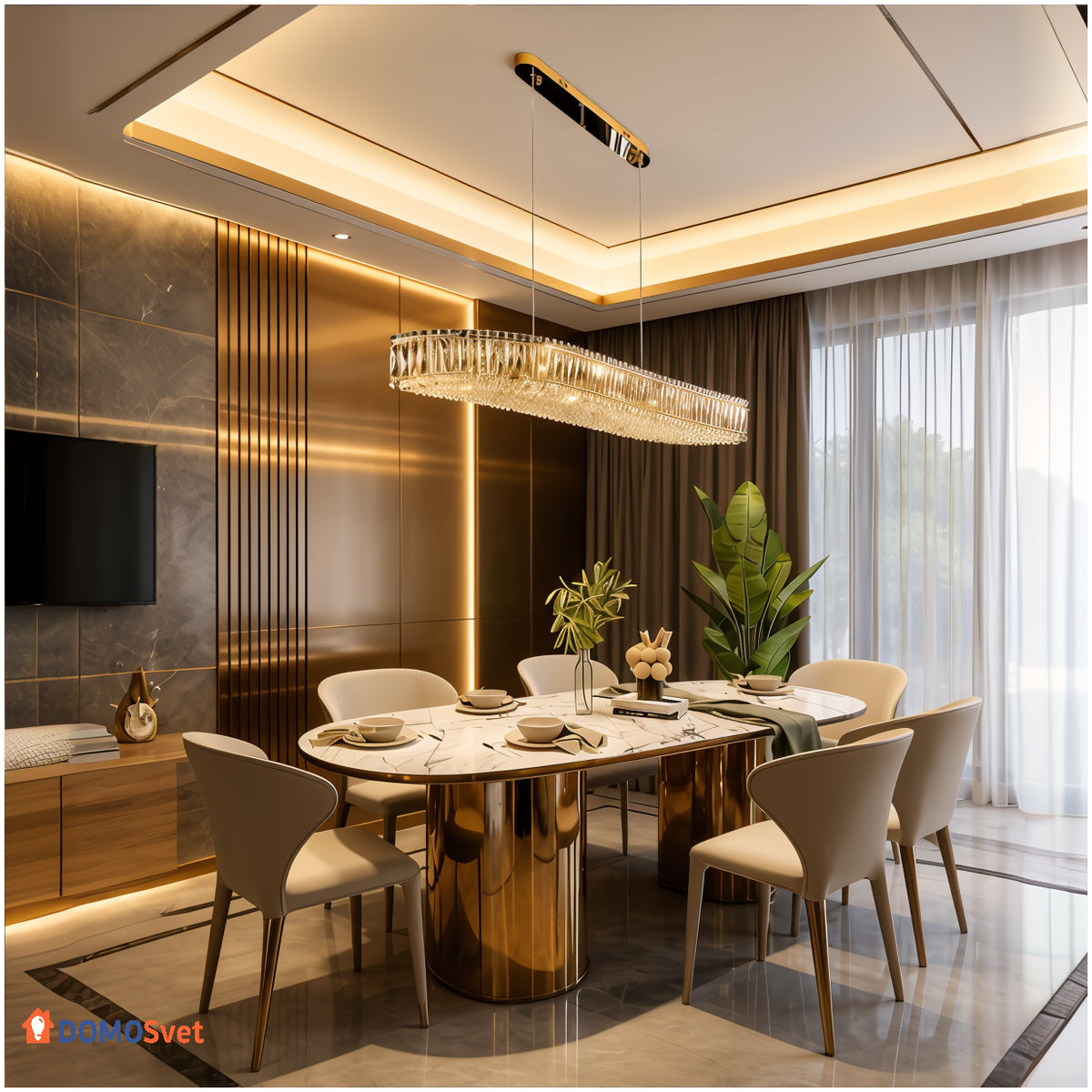 Люстра Crystal Facet Domosvet Design 260814-249239