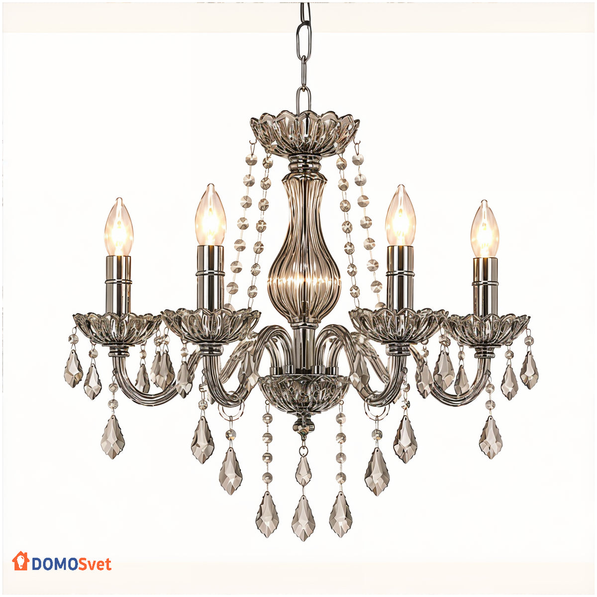 Люстра Smoky Crystal Domosvet Design 260814-249261