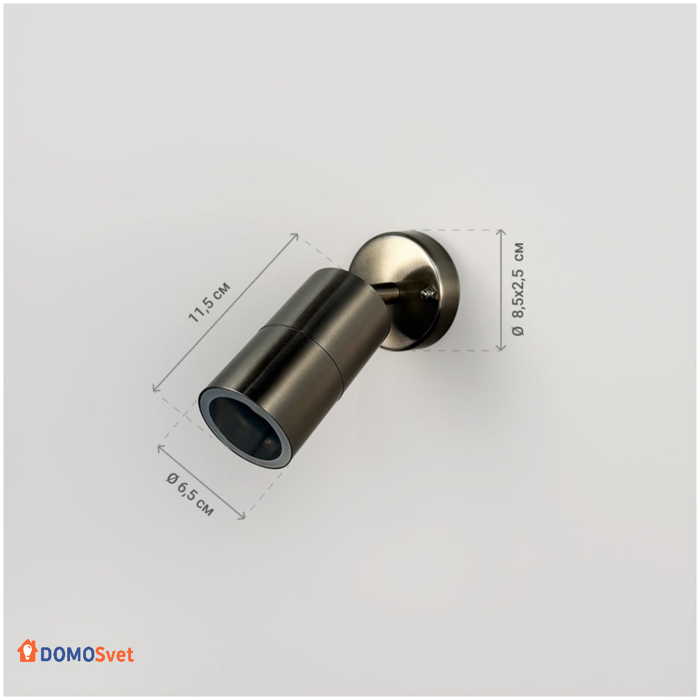 Настінний світильник L-11.5 cm GU10 Nikel Spot260918-249857