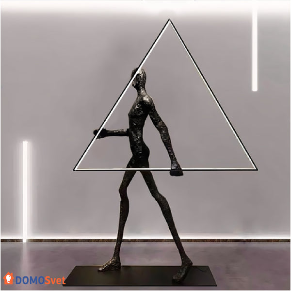 Торшер Led Man Triangle Domosvet Design 21093-37120