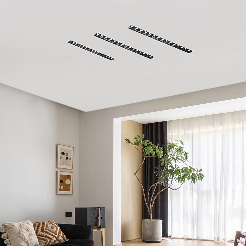 Вбудовані точкові LED світильники Grille White Black 10W 20W 30W 230769-100002350
