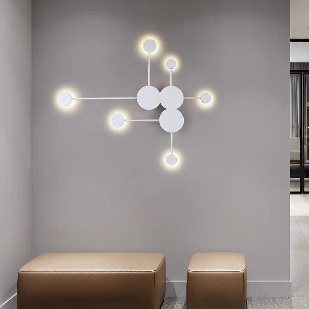 Світильник настінний L-90 cm Led 15W 4000K White 6 CUBO Molecular 260718-100008423
