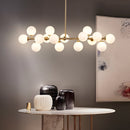 Люстра підвісна золота L-91 cm G9*16 Gold Kink Light 260135-100007314