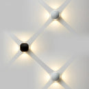 Настінний точковий вуличний світильник Cono lamp LED 12 W 3000K White / Black 230519-100001526