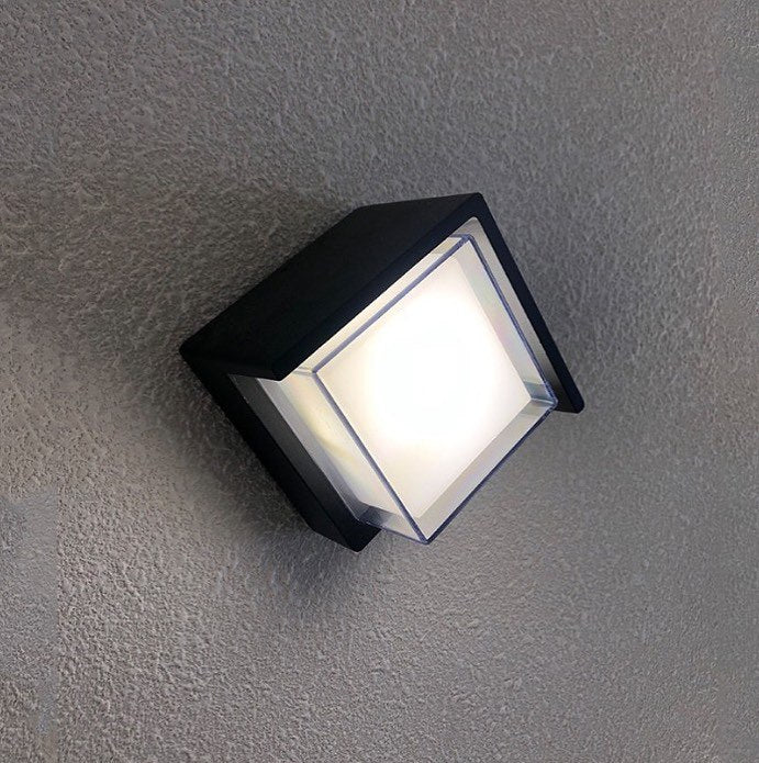 Настінний вуличний світильник Led 10W IP54 3000K Black + White Bertha 230519-100002084