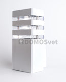 Настінний білий вуличний світильник H-23 cm 1xE27 IP54 White Miranda 260719-100008354
