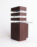 Настінний кавовий вуличний світильник H-23 cm 1xE27 IP54 Coffee Miranda 260719-100008353