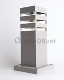 Вуличний стовбчик сірий 1xE27 IP54 Grey Olivia 260619-100008167