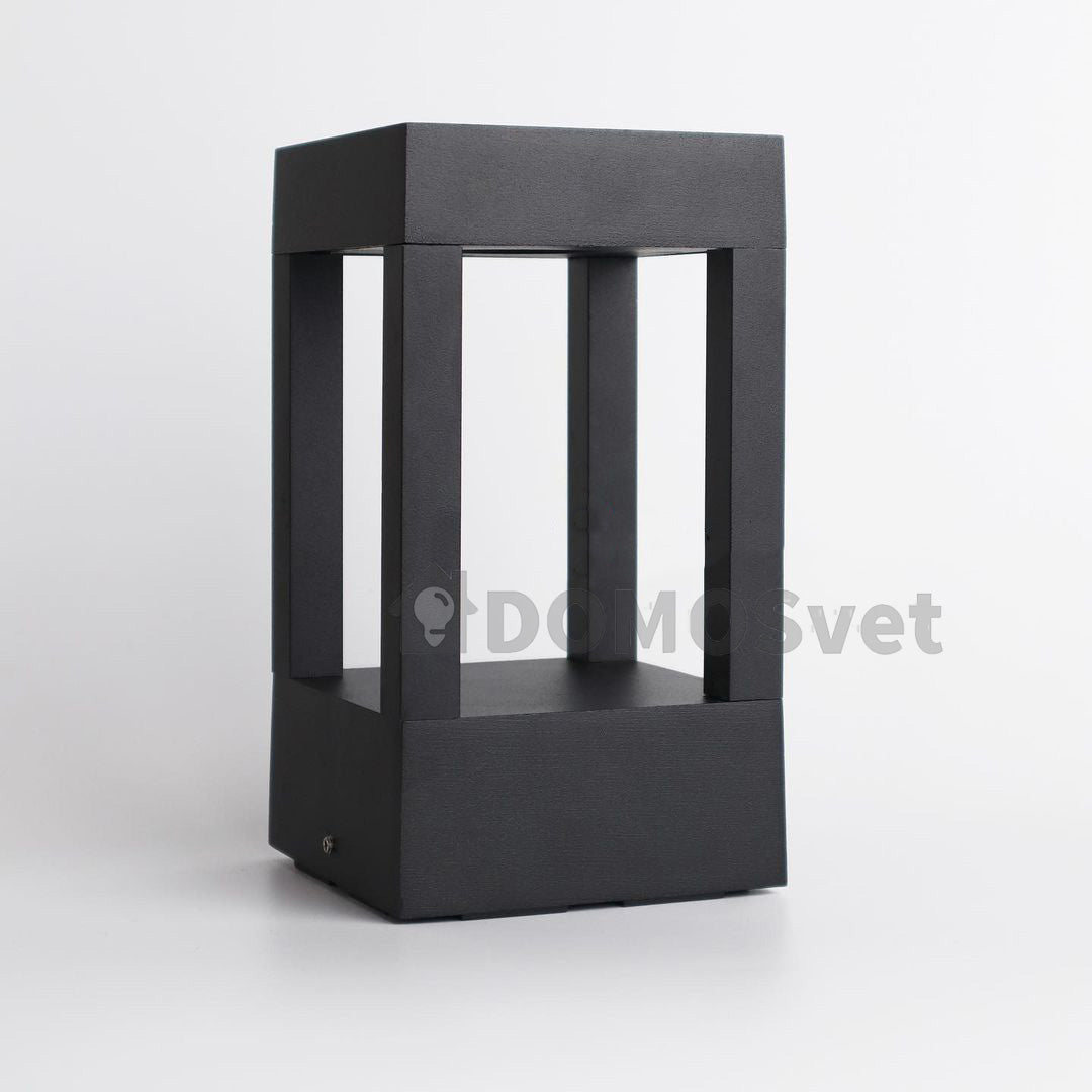 Вуличний чорний стовбчик H-20 cm Led 7W IP65 3000K Black Naomy 230619-100002120