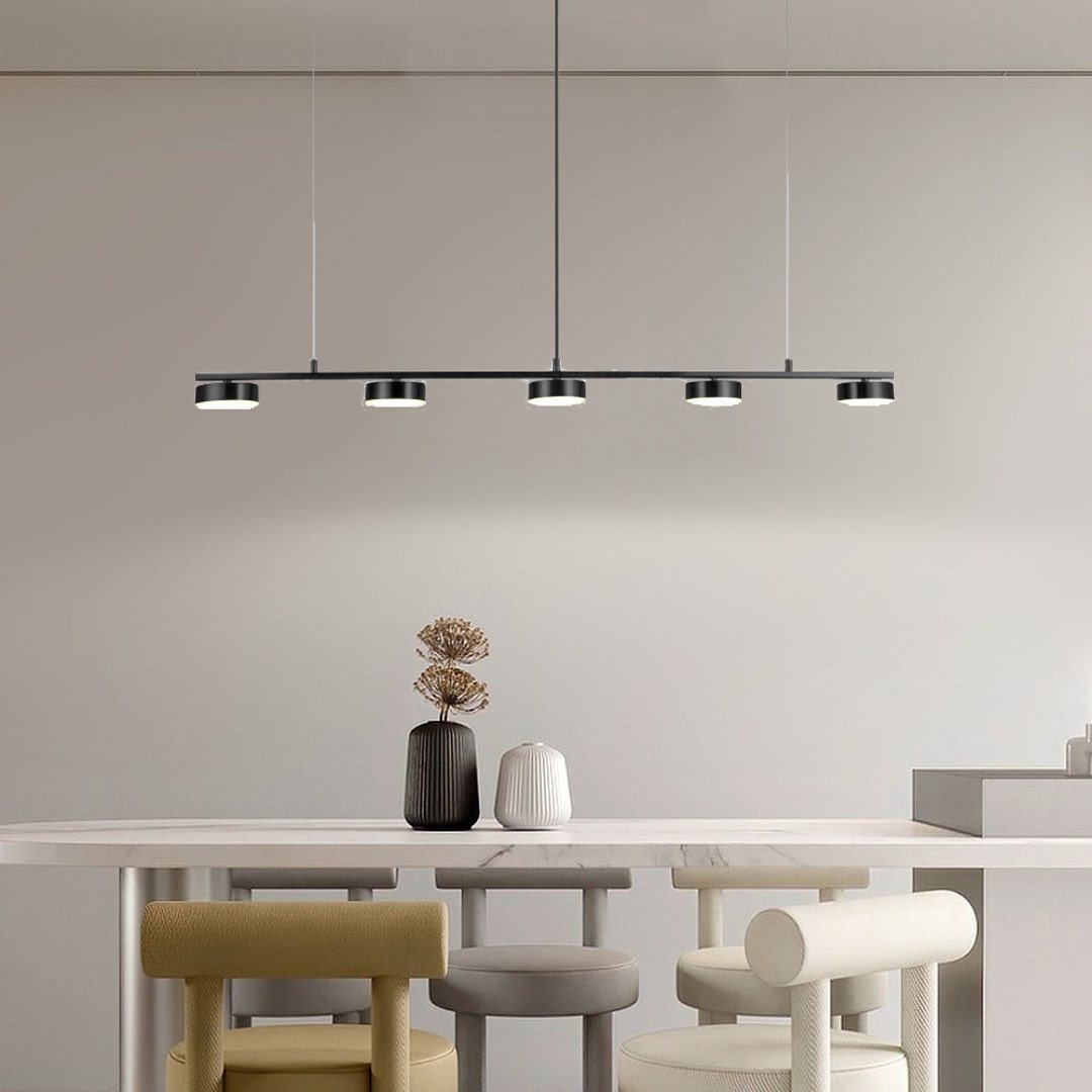 Підвісна люстра чорна L-118 cm Led 30W Black Wink MJ 230626-100002163