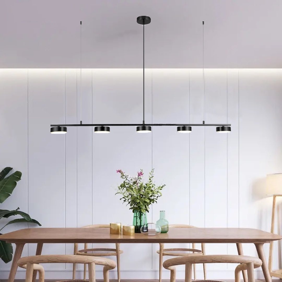 Підвісна люстра чорна L-118 cm Led 30W Black Wink MJ 230626-100002163