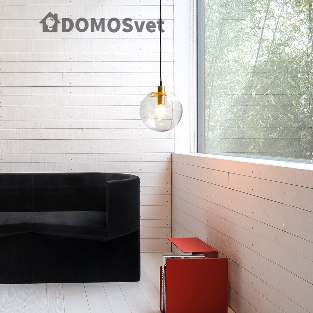 Підвіс Soap D-20 см Е27 Gold Transparent 230666-100002213
