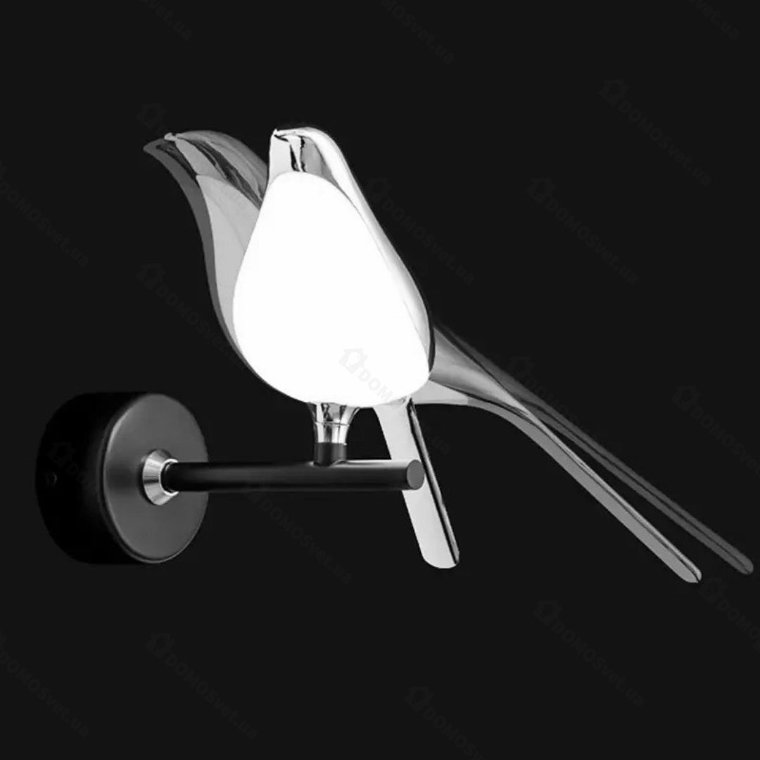 Бра Пташки на гілці Two chrome birds 230735-100002316