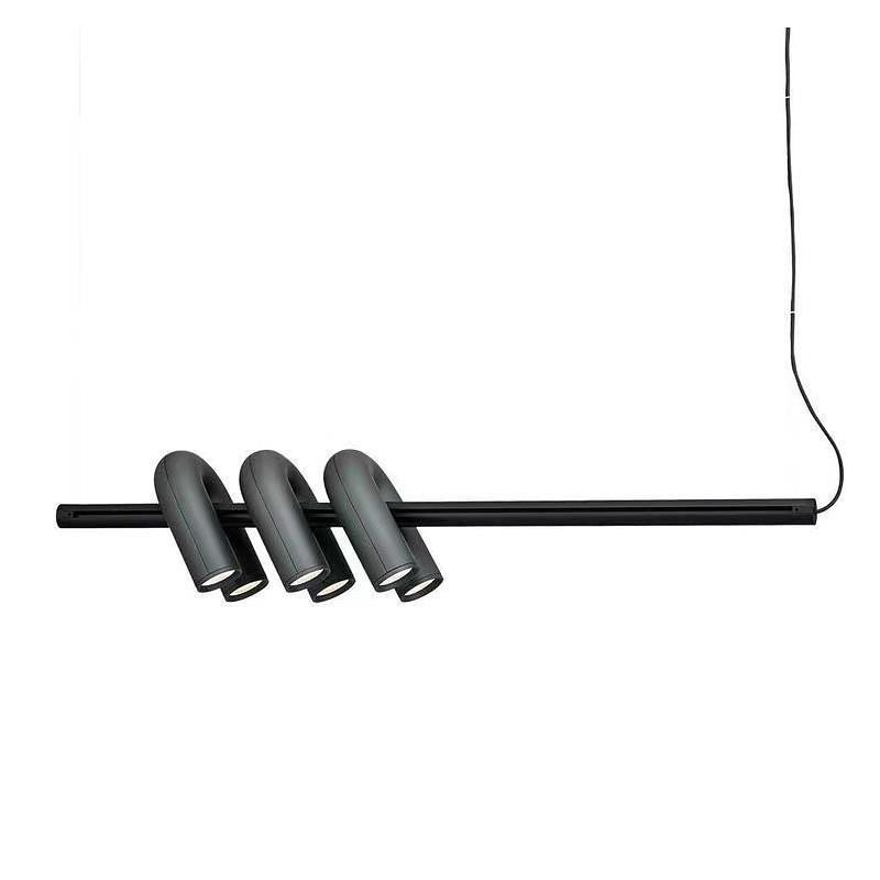 Люстра L-120 cm Led 20W 4000K H-25-120 cm Black Track lamp 230718-100002351