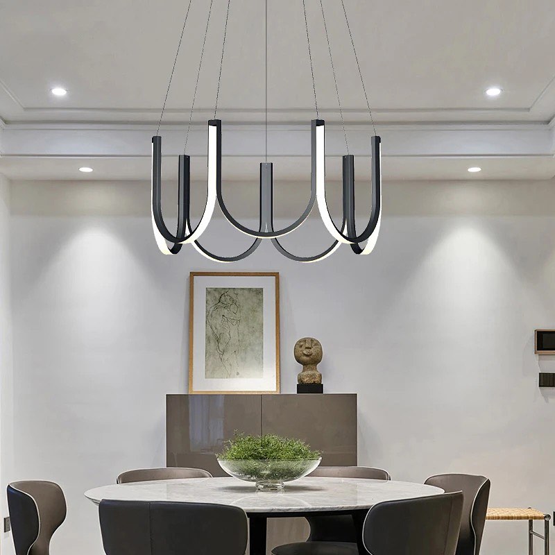 Люстра U-lamp D-65 см D-80 см Black 230758-100002388
