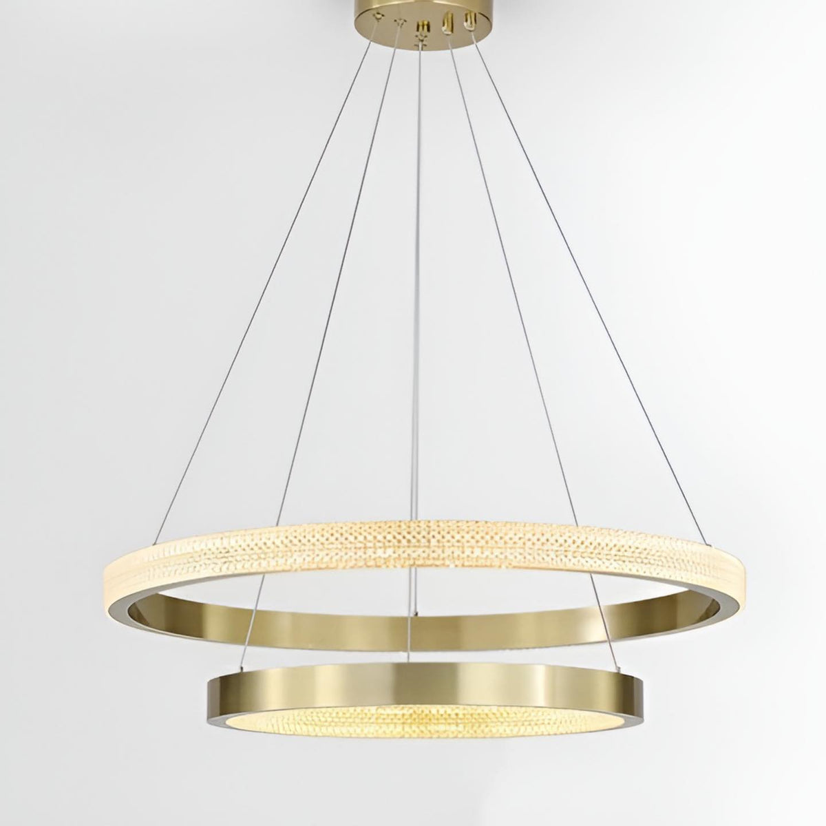 Підвісна люстра Brass Double Rings 230801-100002396